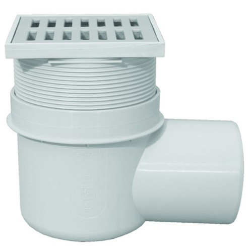 Basement drain DN110 horizontal 148x148mm/138x138mm synthetic material Basement drain DN110 horizontal 148x148mm/138x138mm synthetic material